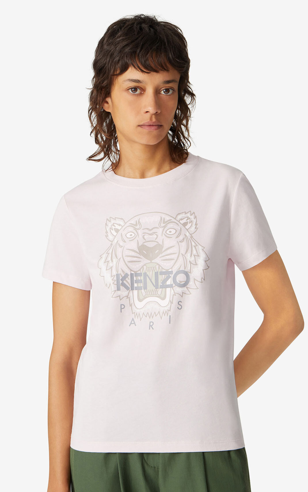 Kenzo t 2024 shirt dame hvid